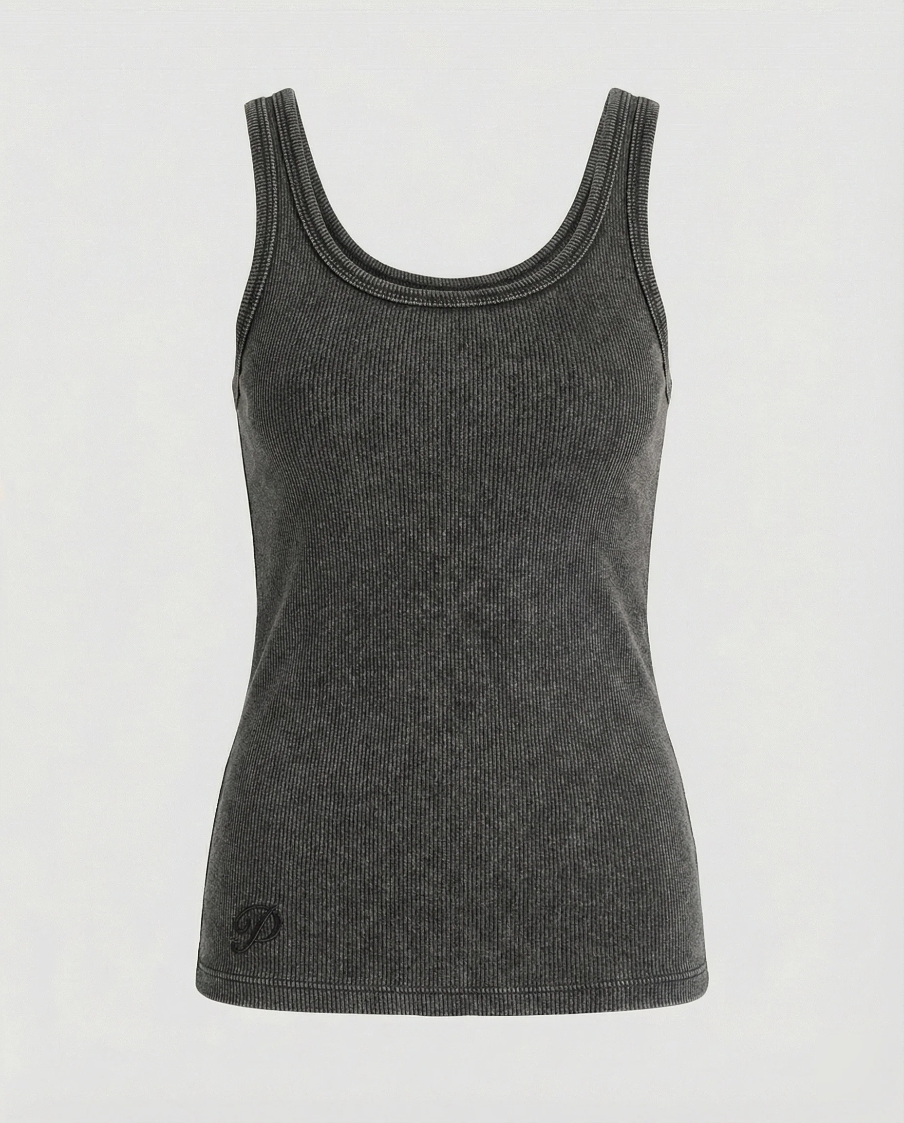 Ripp-Top Ärmellos Rückenfrei Slim-Fit Sommer Weste - Image 5
