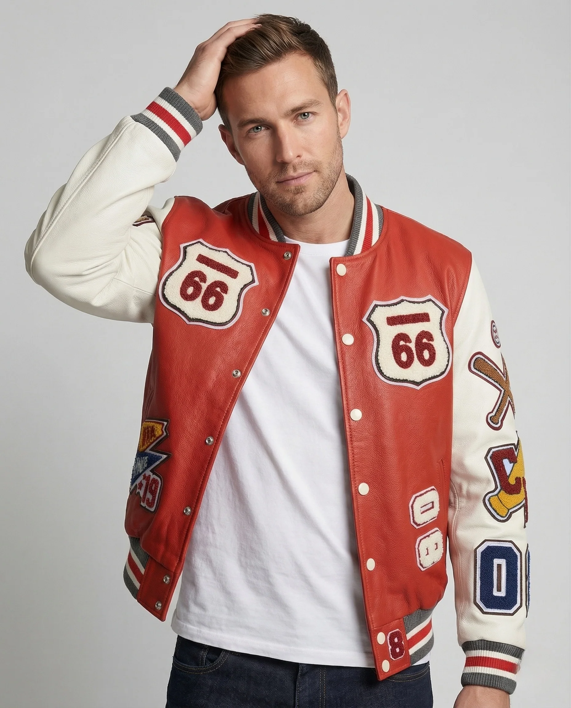 Unisex College Lettermanjacke - Image 2