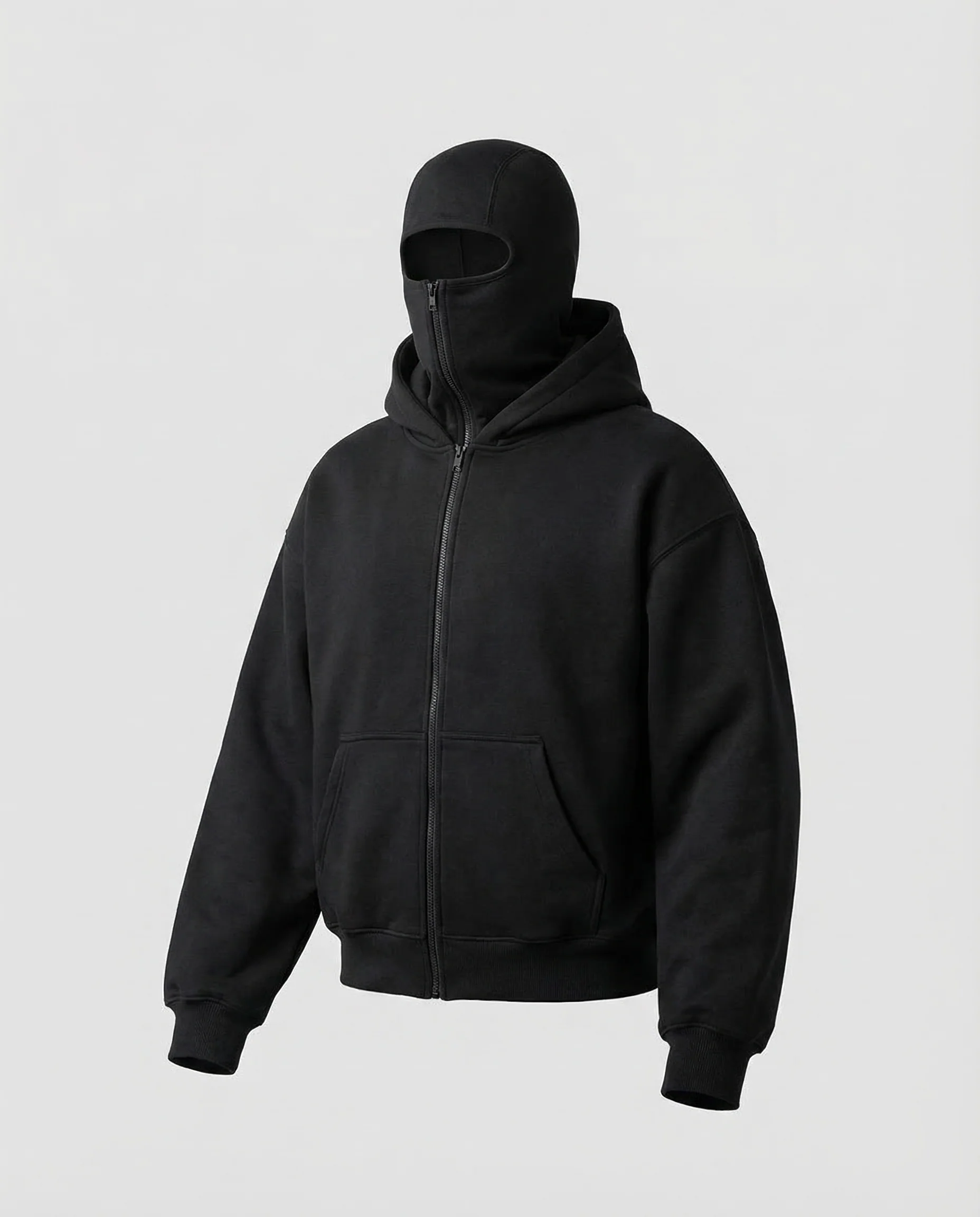 Unisex Sweat Kapuzenjacke mit Reißverschluss und Kängurutasche - Image 5