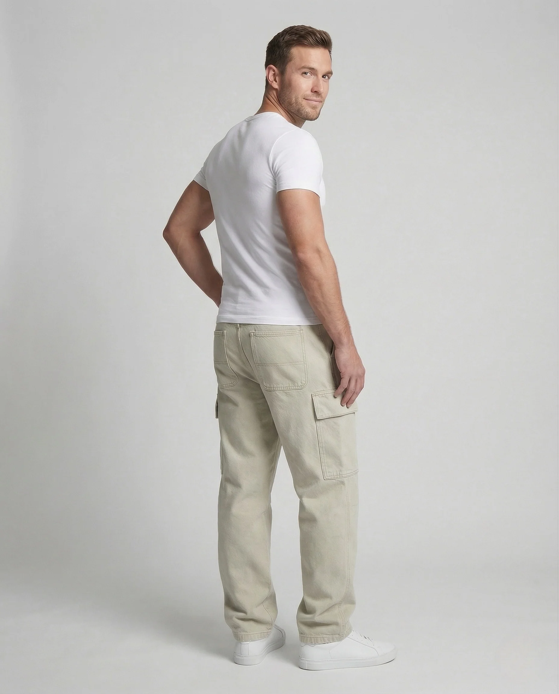 Unisex Cargo Hose Workwear Oversize - Image 4