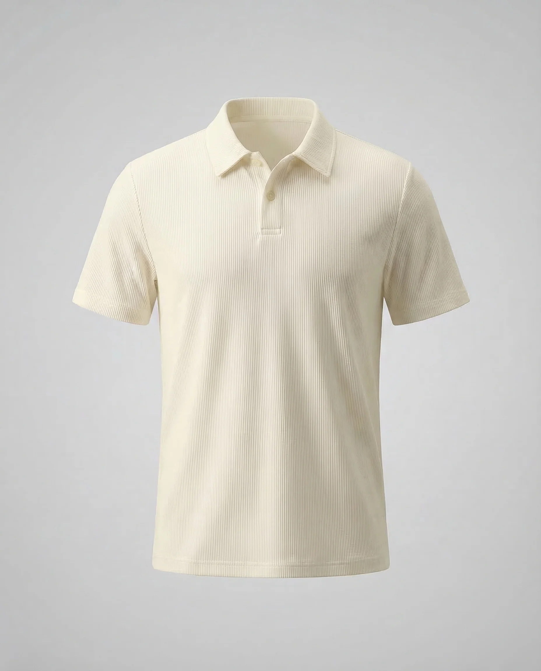 Unisex Feinripp Poloshirt mit Kentkragen aus Baumwollmix - Image 6