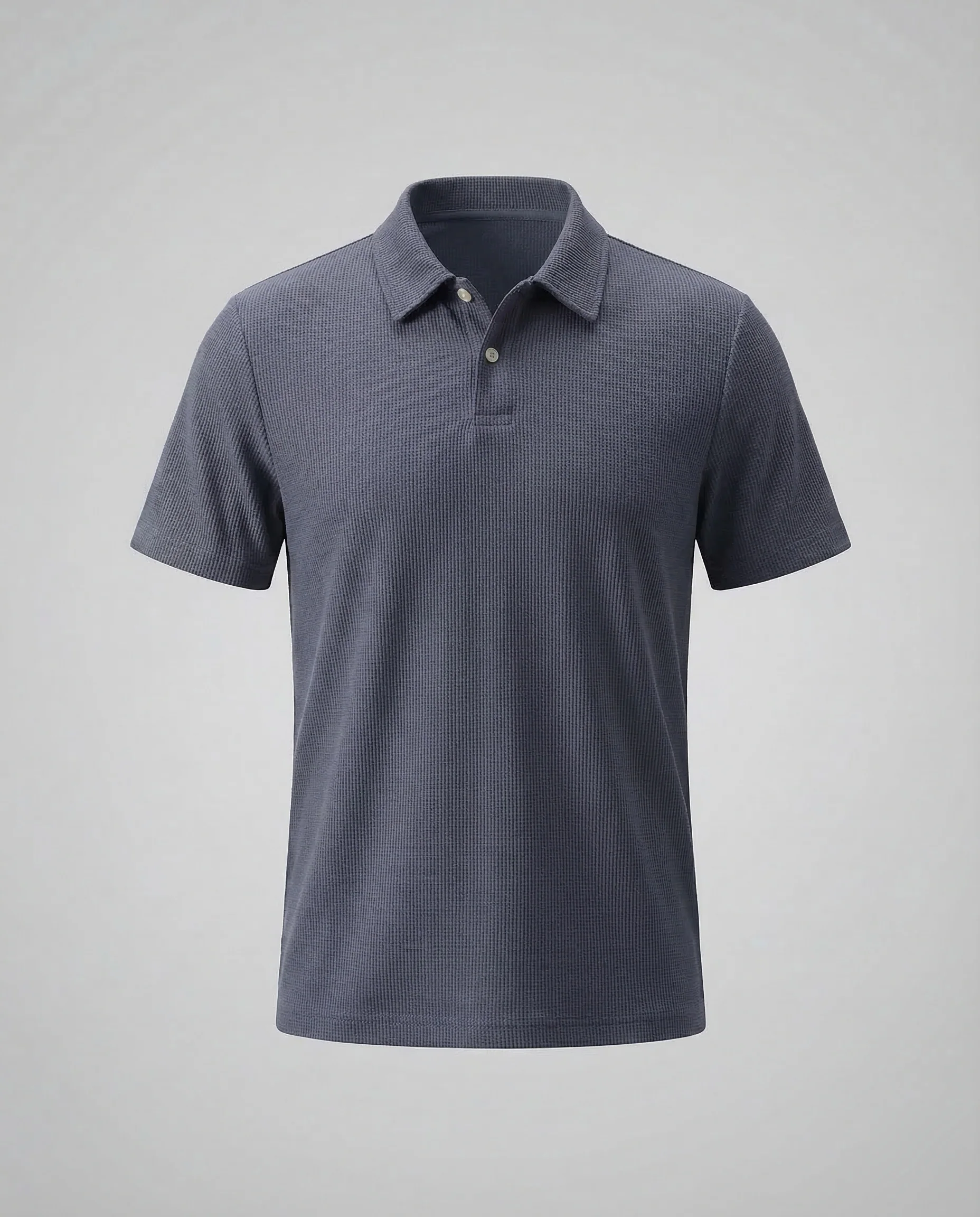 Unisex Feinripp Poloshirt mit Kentkragen aus Baumwollmix - Image 7