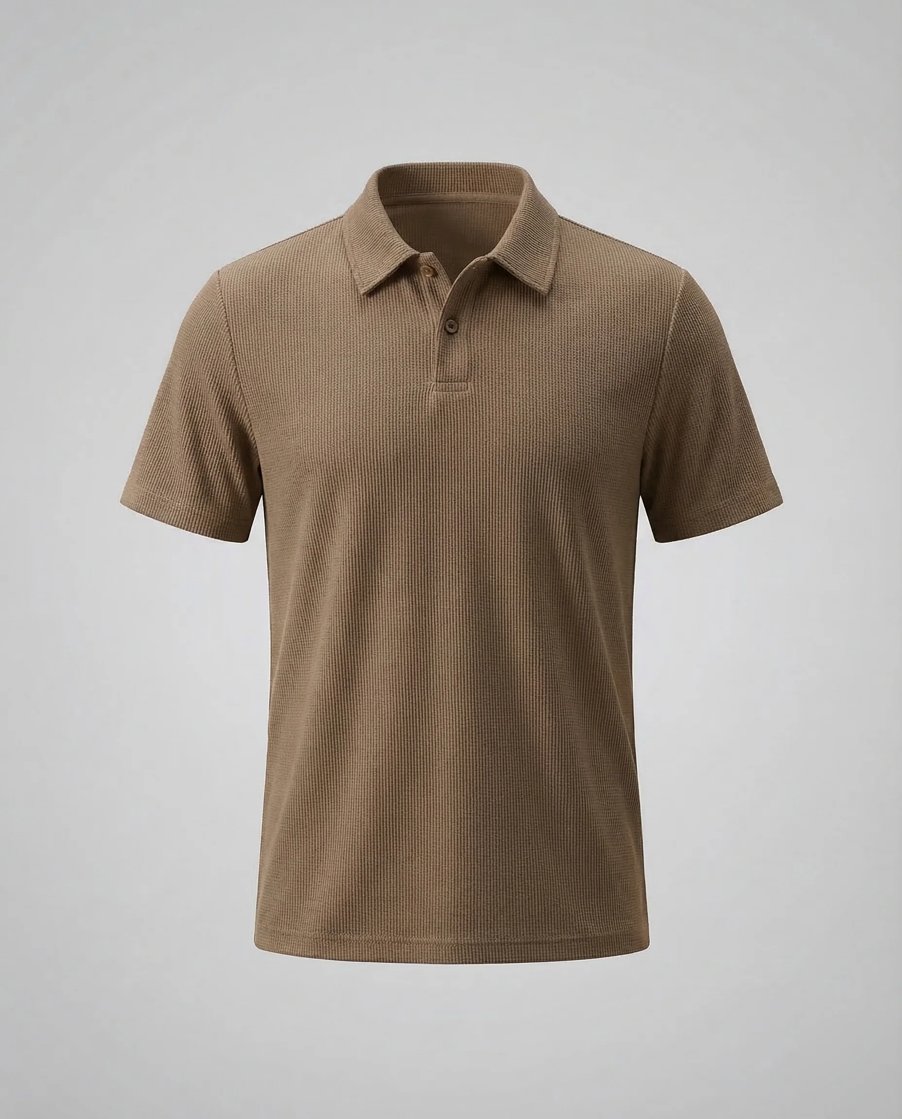 Unisex Feinripp Poloshirt mit Kentkragen aus Baumwollmix - Image 8
