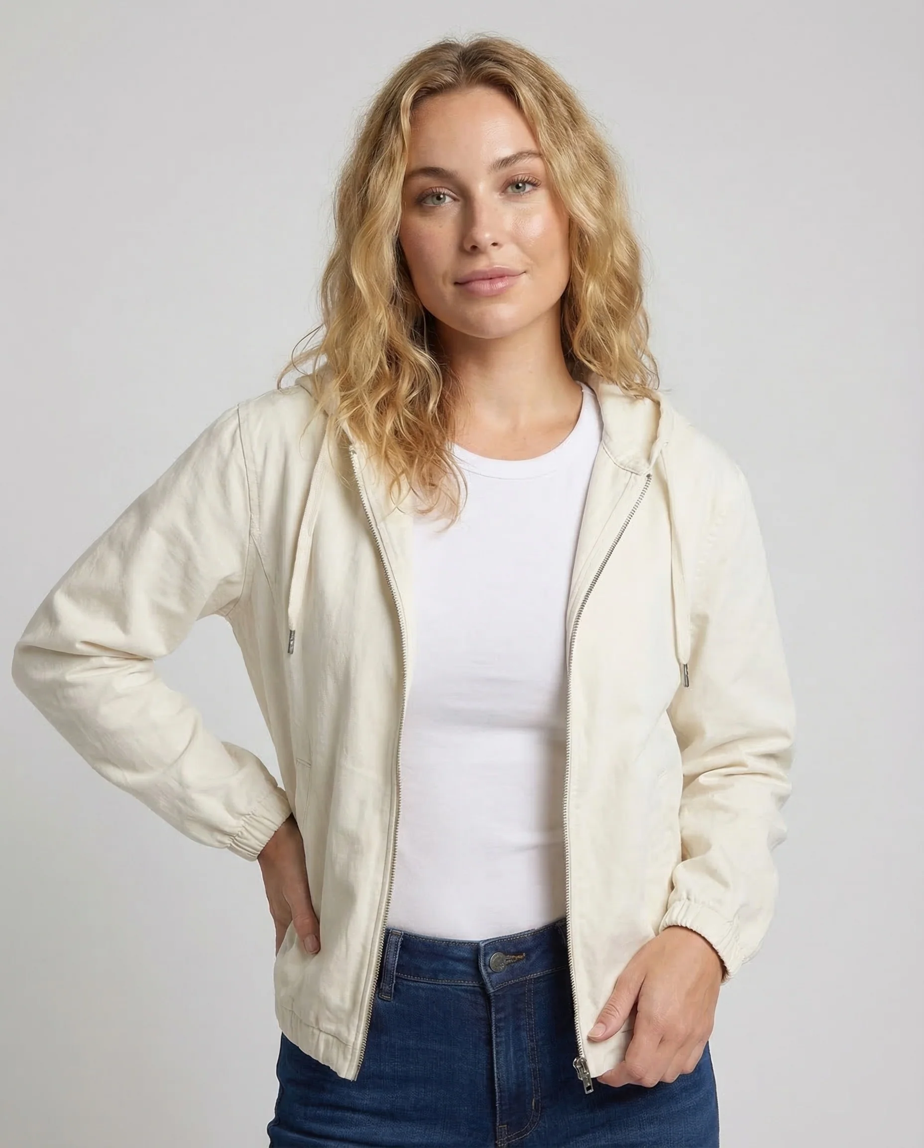 Unisex Windjacke Kapuze - Image 2