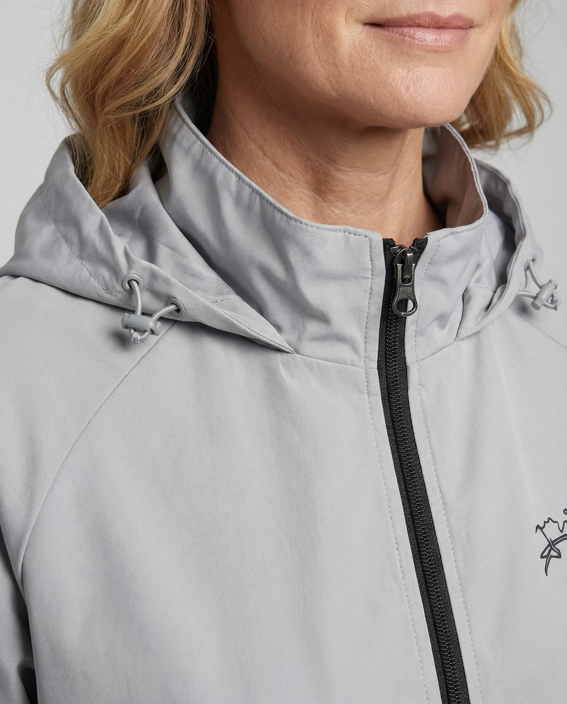 Unisex Kapuzenjacke leicht wasserabweisend mit Reißverschluss - Image 3