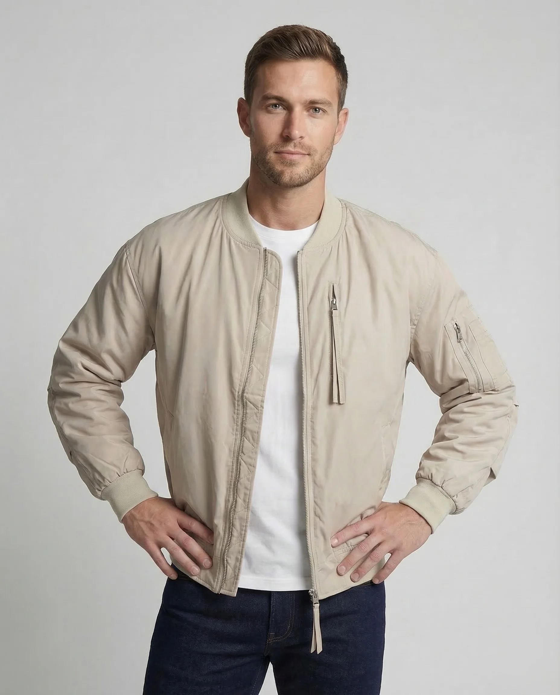 Unisex Bomberjacke Oversize Nylon - Image 2