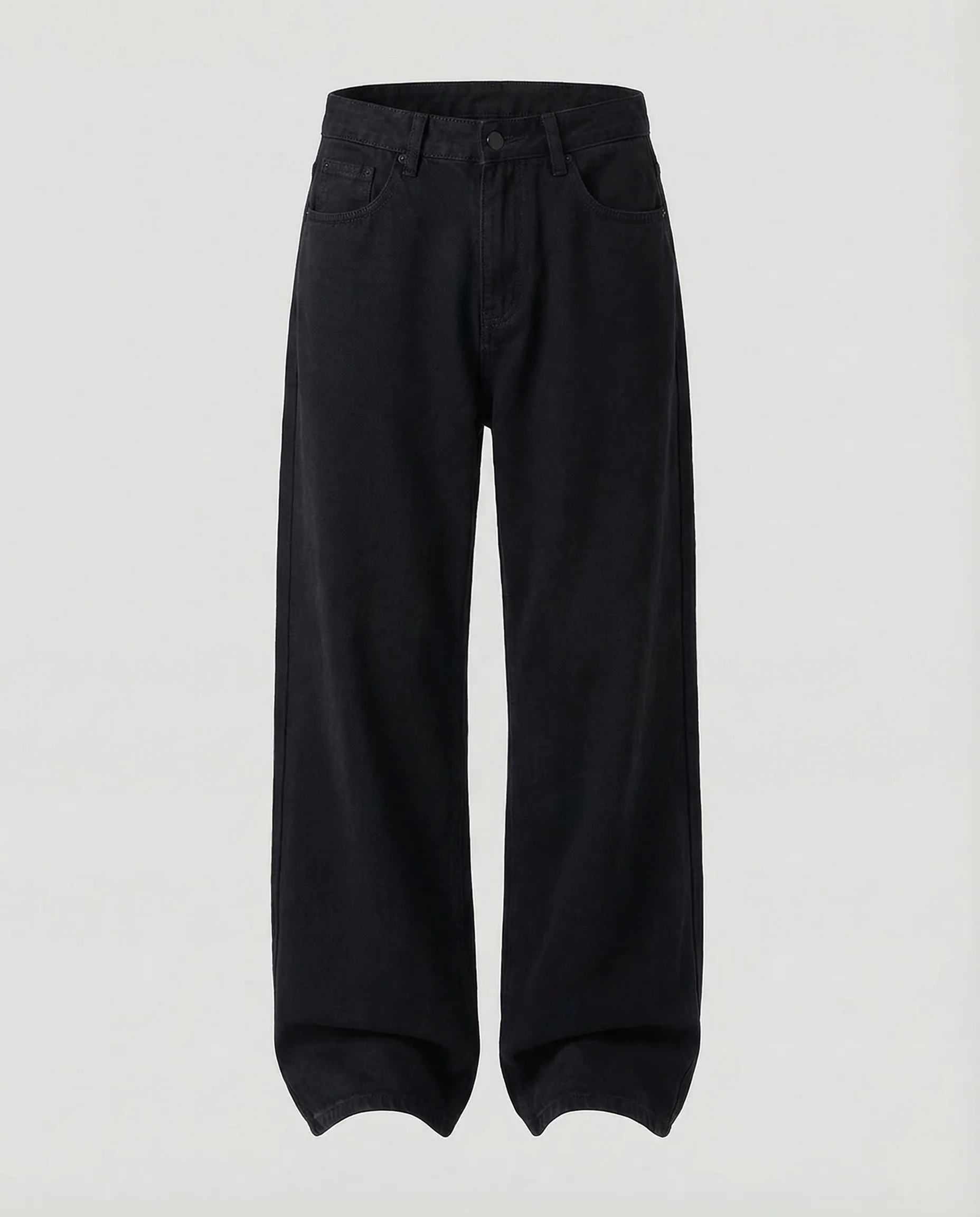Unisex Baggy Denim Hose Locker Mittelnaht - Image 6