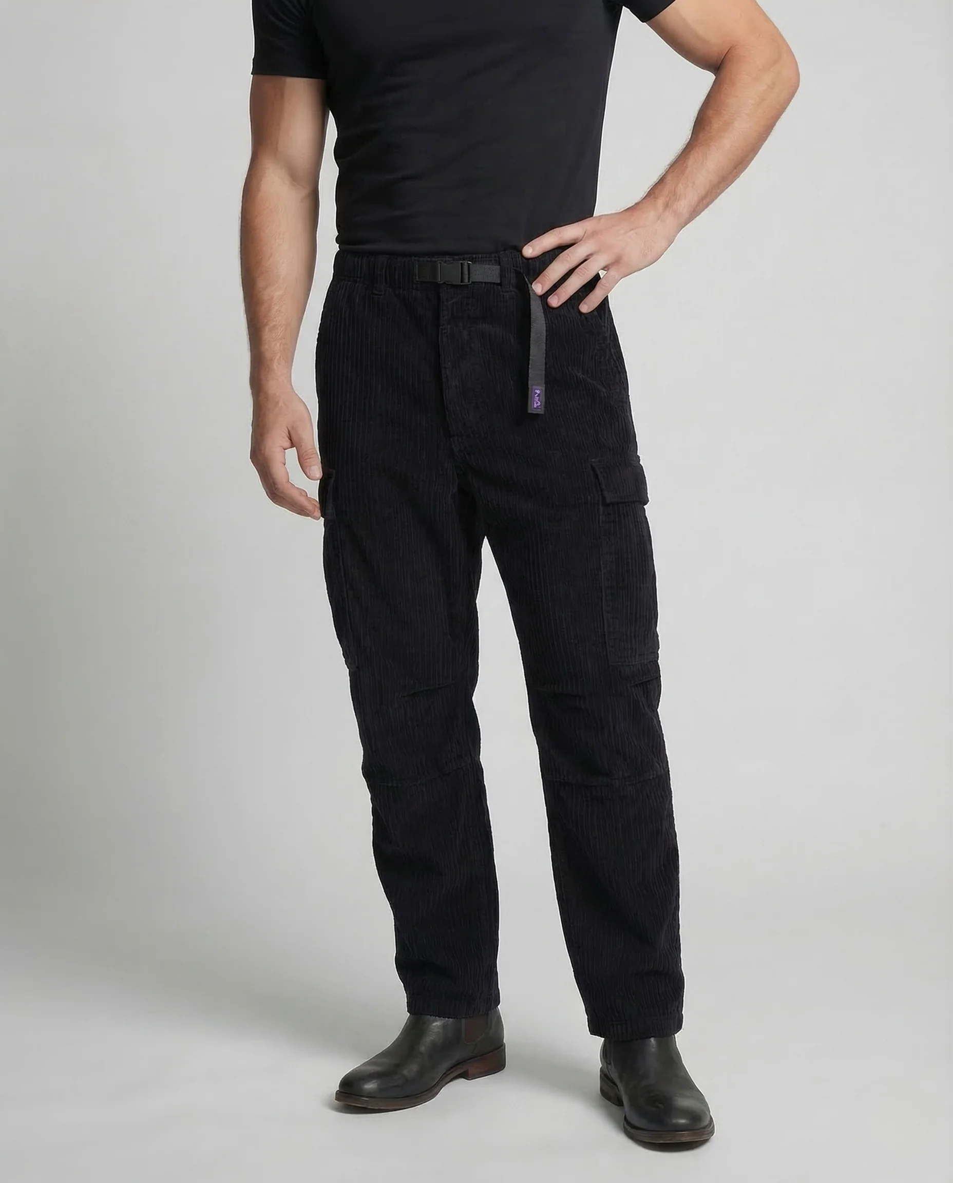Unisex Feincord Cargohose Locker Steckschließe - Image 2