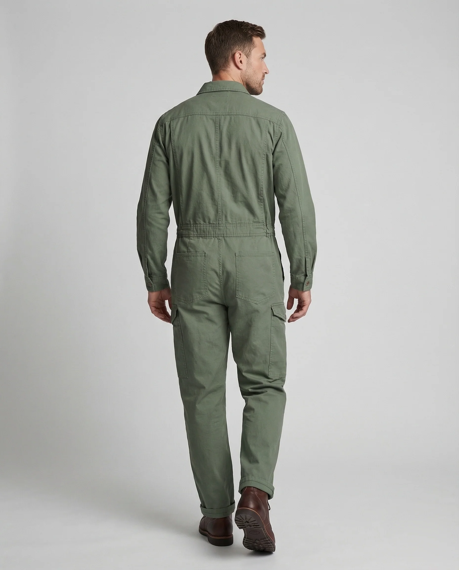 Unisex Baumwolltwill Overall mit Cargotaschen - Image 2