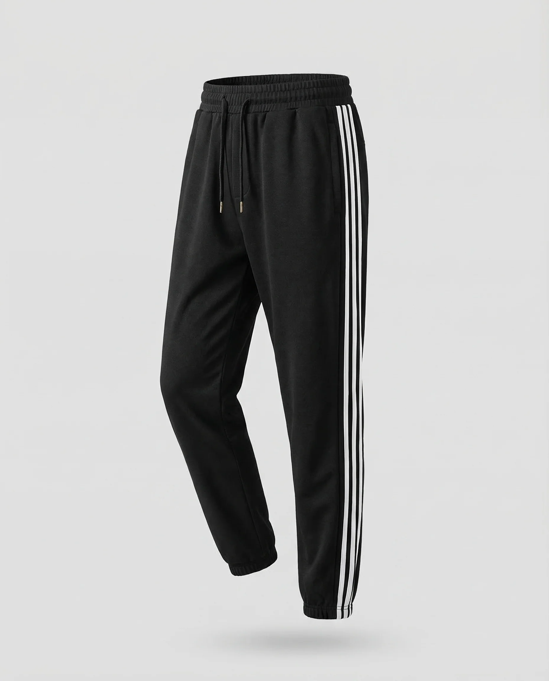 Unisex Jogginghose Streifen Fleece - Image 5