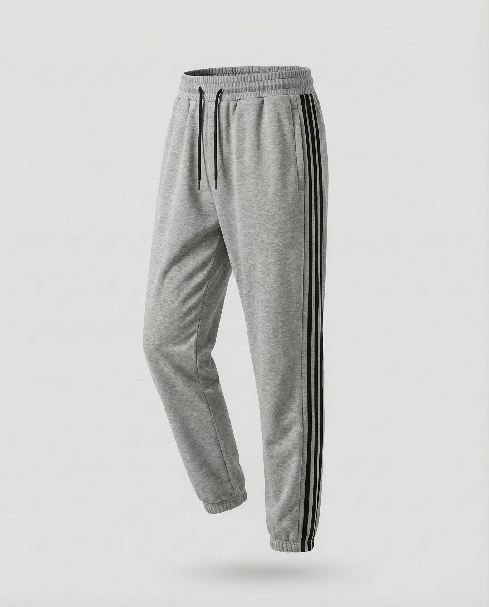 Unisex Jogginghose Streifen Fleece - Image 7