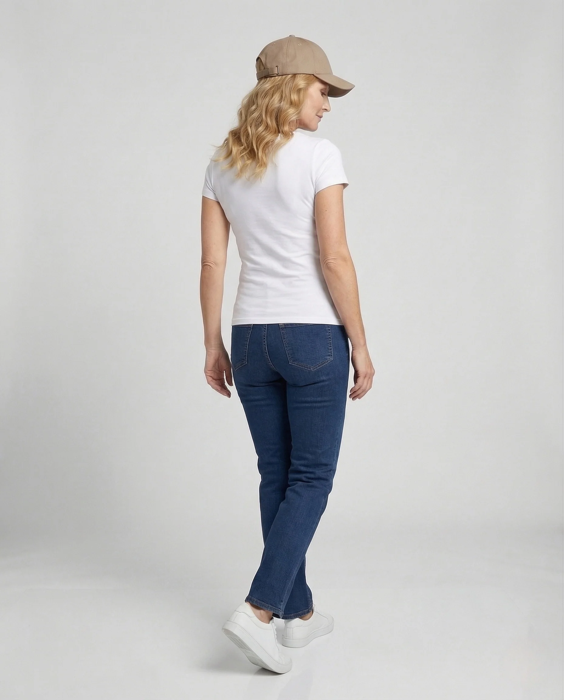 Unisex Baumwoll Basecap verstellbar mit Ösen - Image 4