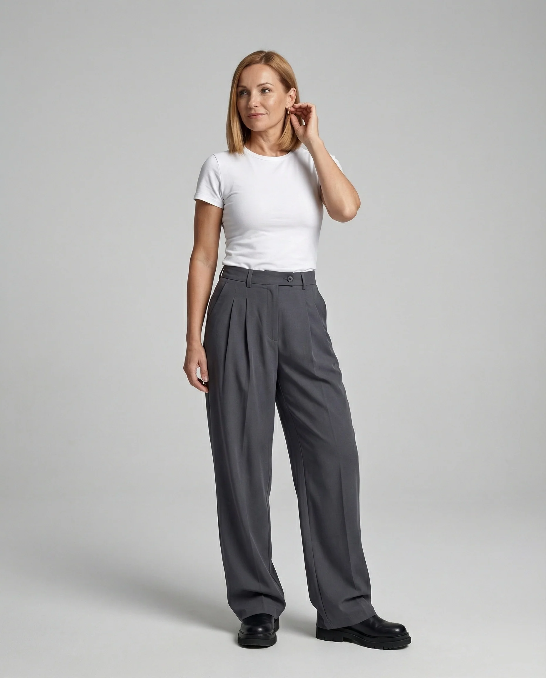 Freizeitkleidung Unisex Anzughose Weit - Image 10