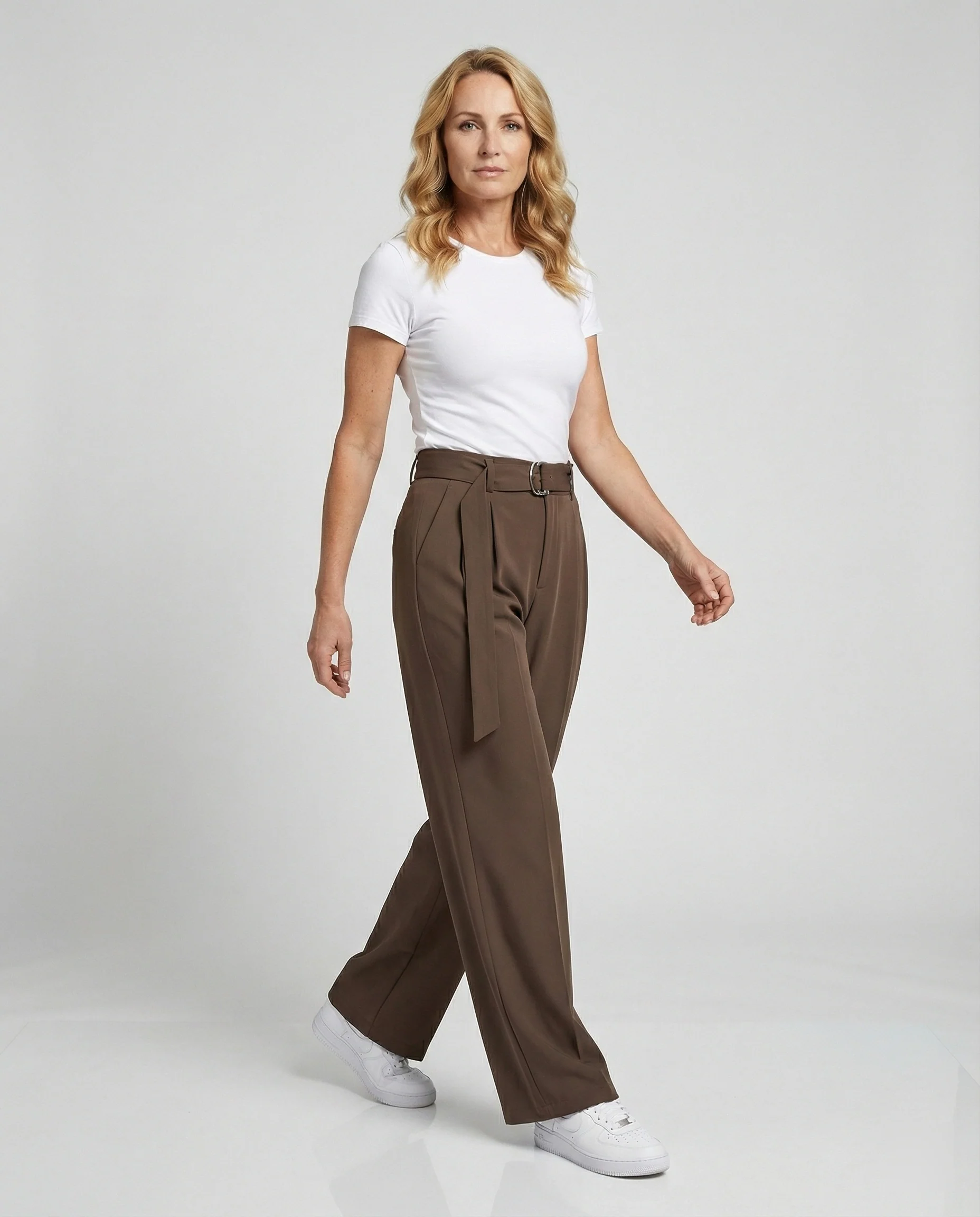 Freizeitkleidung Unisex Bundfaltenhose Weit - Image 7