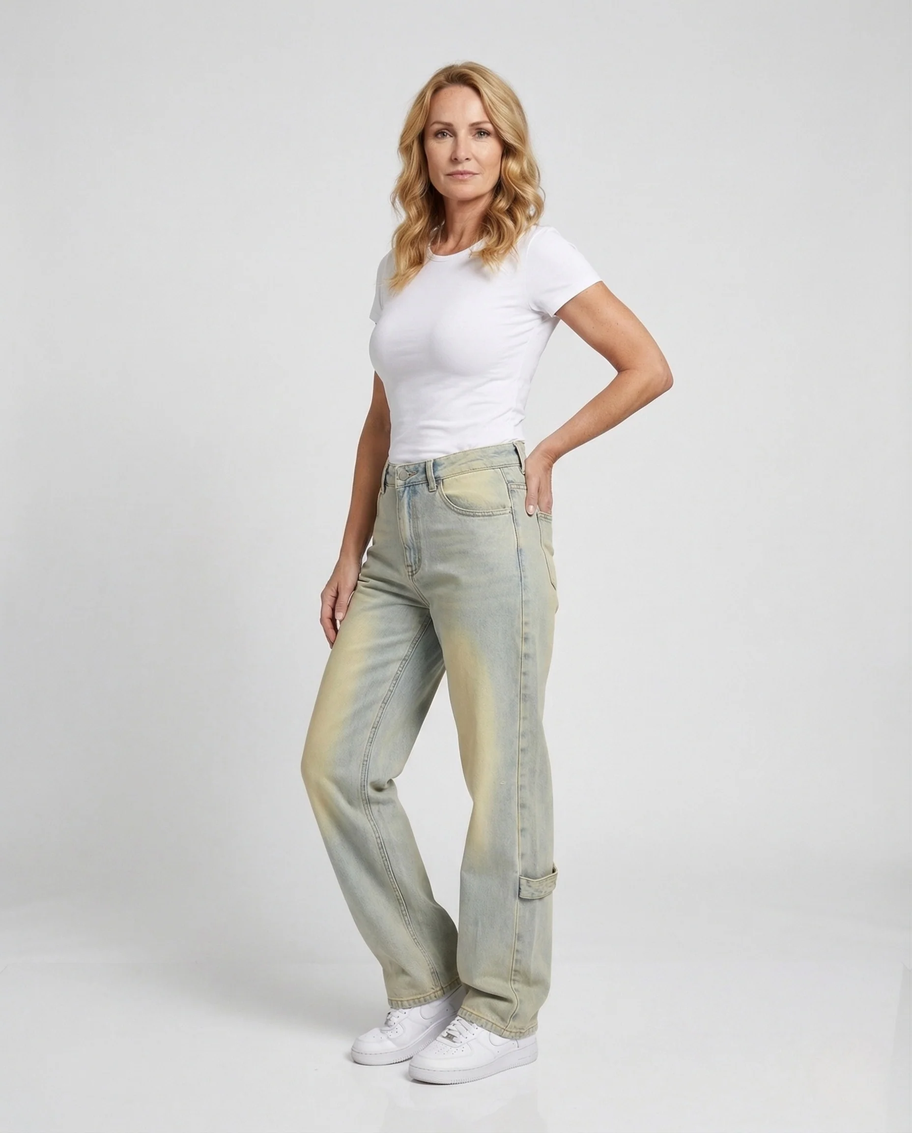 Unisex Cargo Hose Utility Style mit verstellbaren Beinriegeln