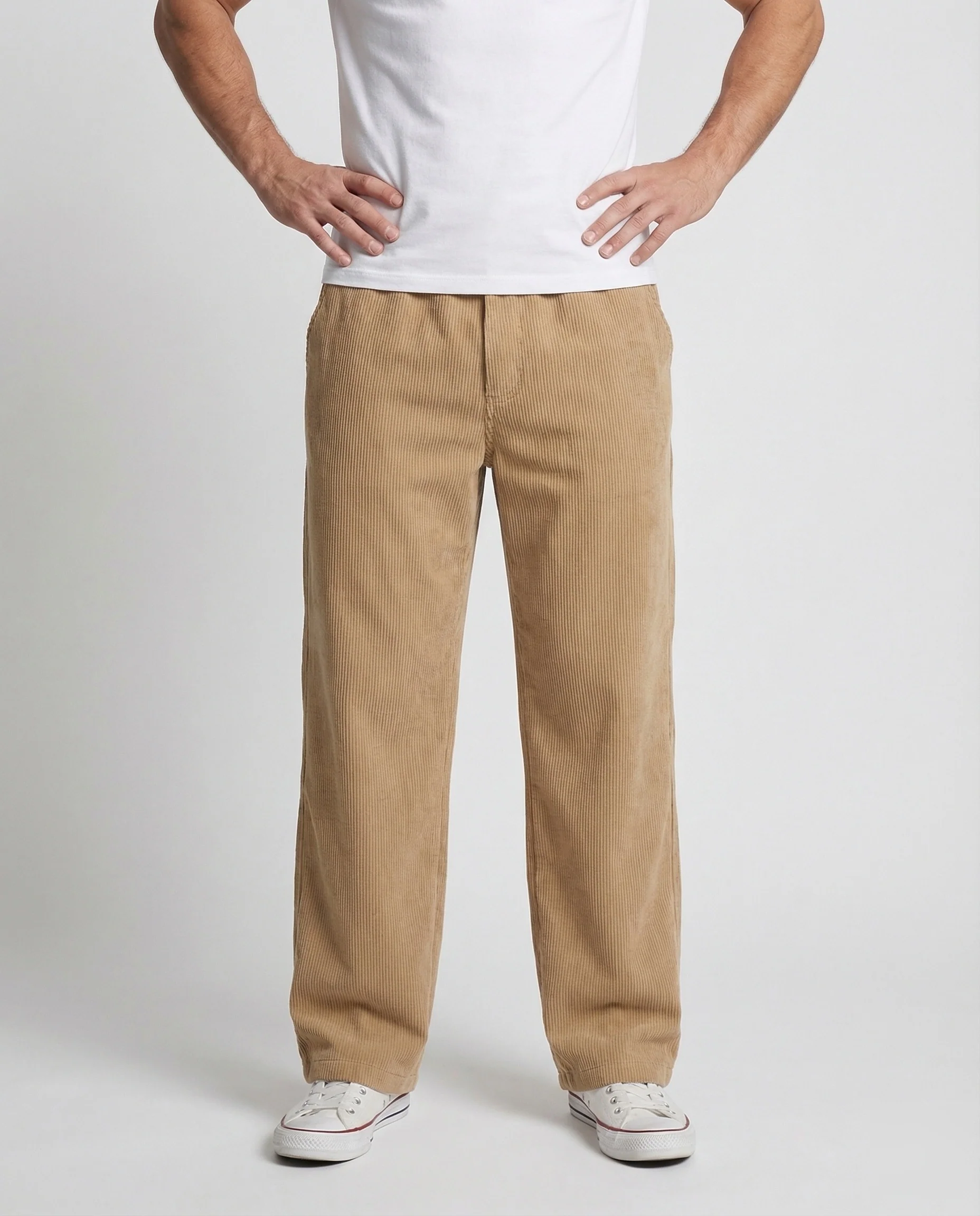 Unisex Cordhose Weit Elastikbund - Image 2