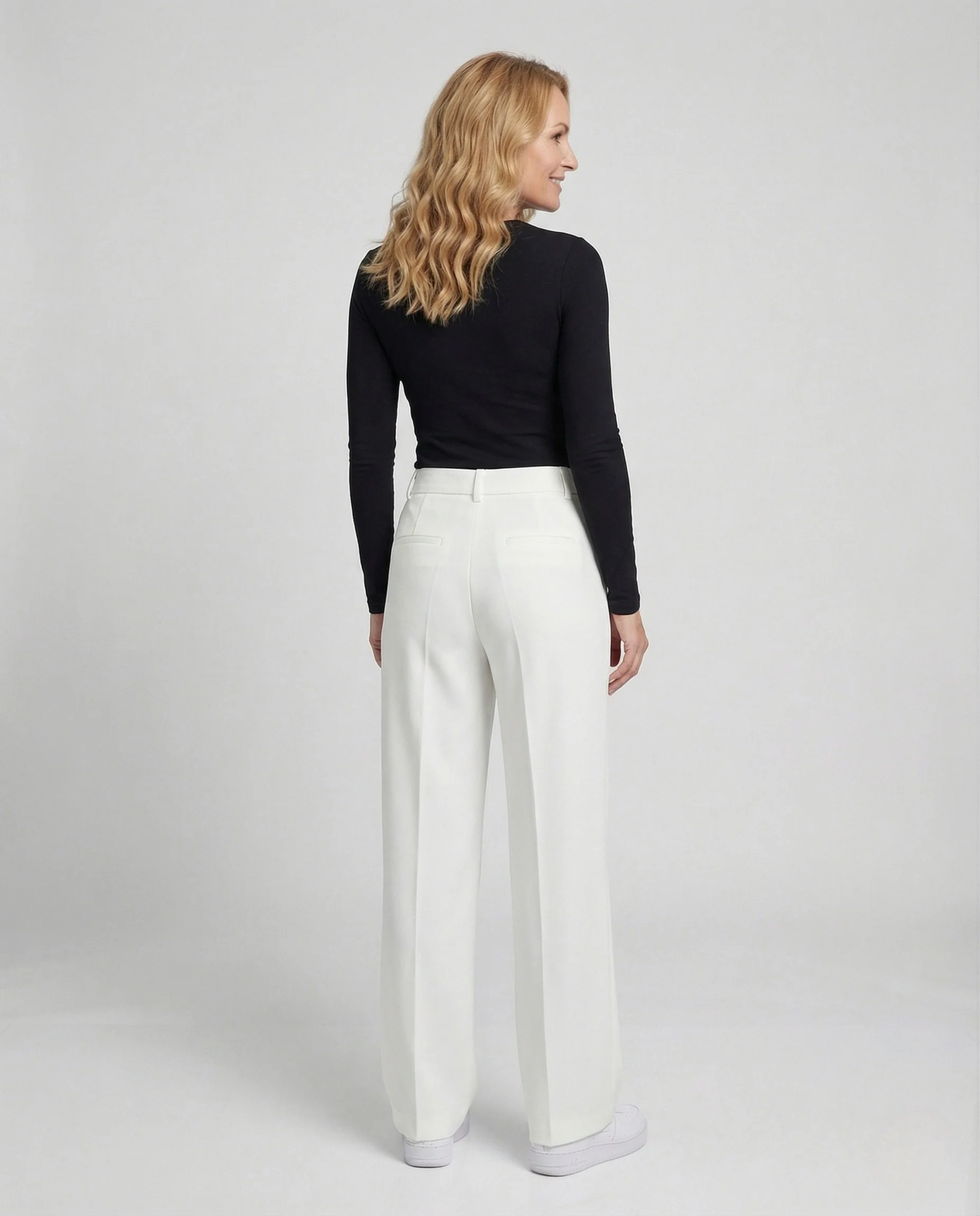 Unisex Stoffhose weit mit geradem Bein - Image 4
