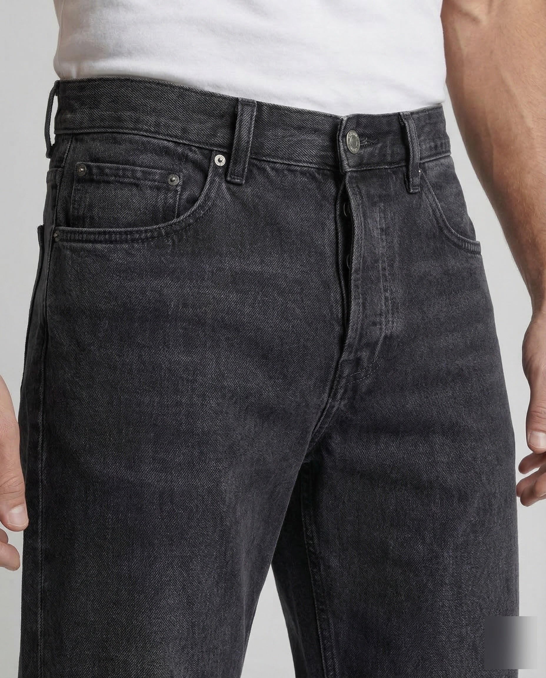 Unisex Jeans Gerade Locker - Image 3