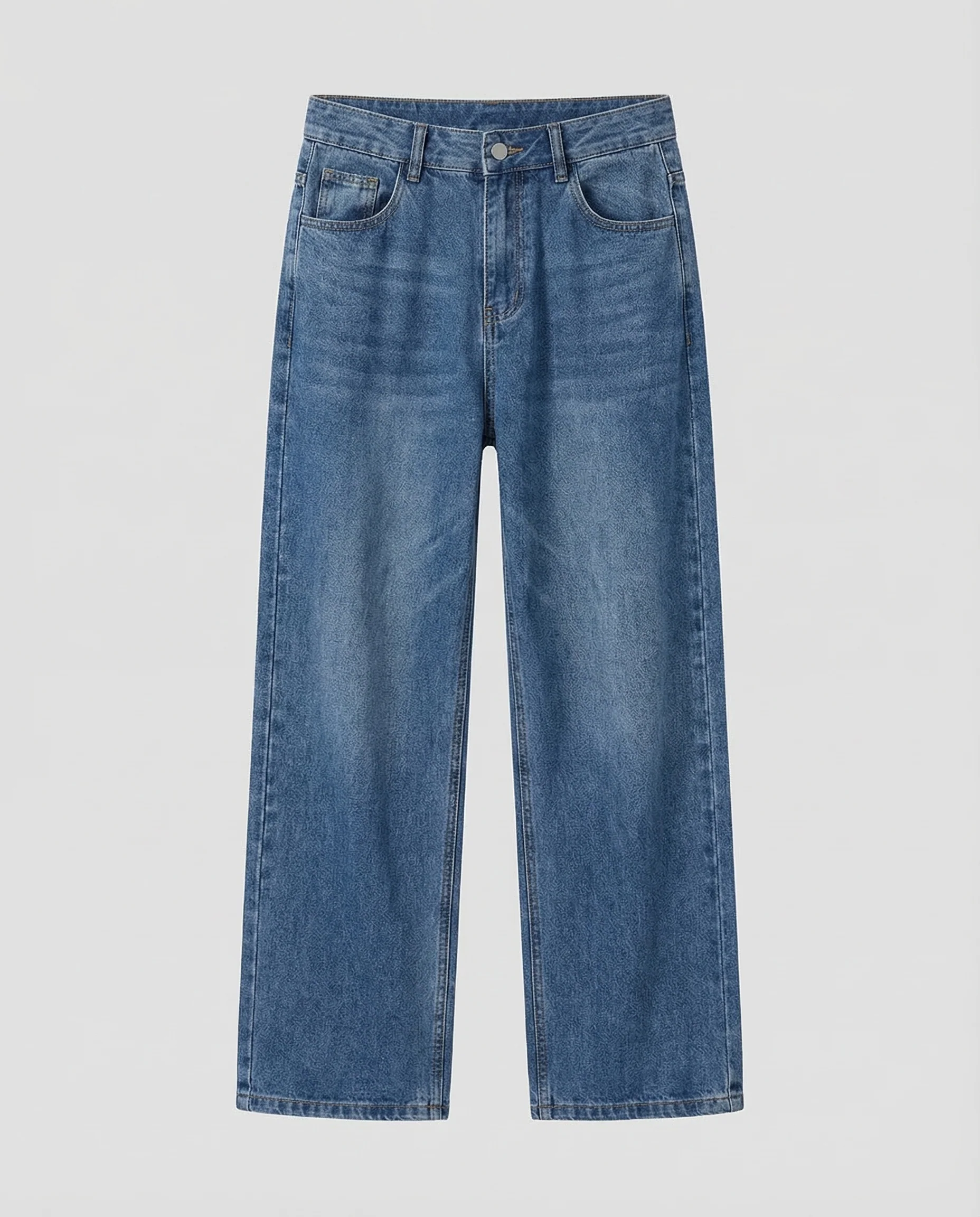 Unisex Jeans Gerade Locker - Image 5