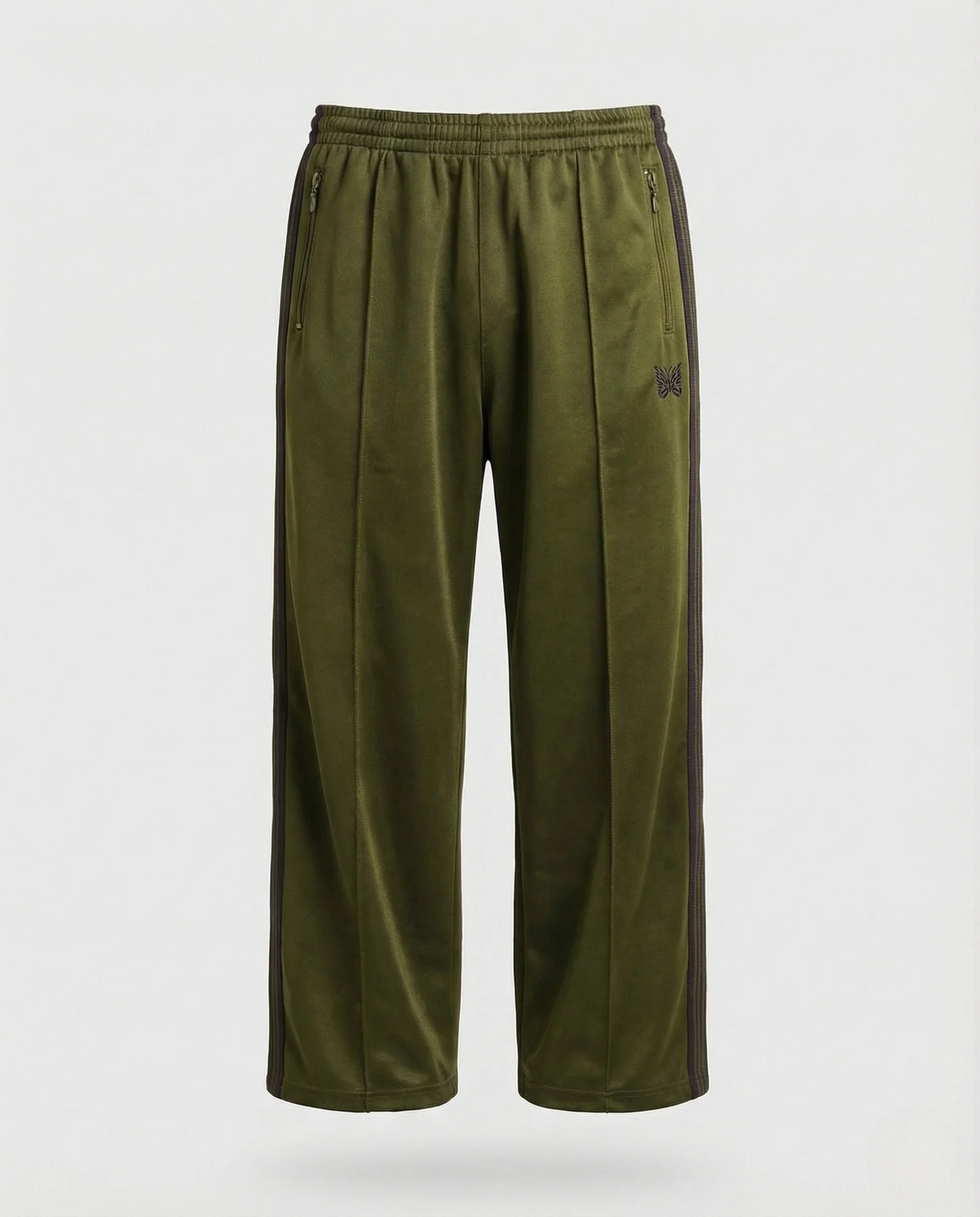 Unisex Trainingshose Satin mit Reißverschlusstaschen - Image 8