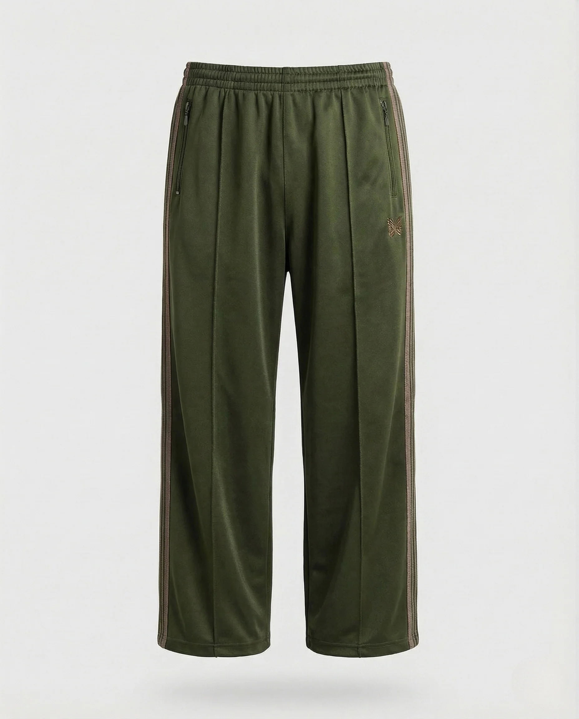 Unisex Trainingshose Satin mit Reißverschlusstaschen - Image 9