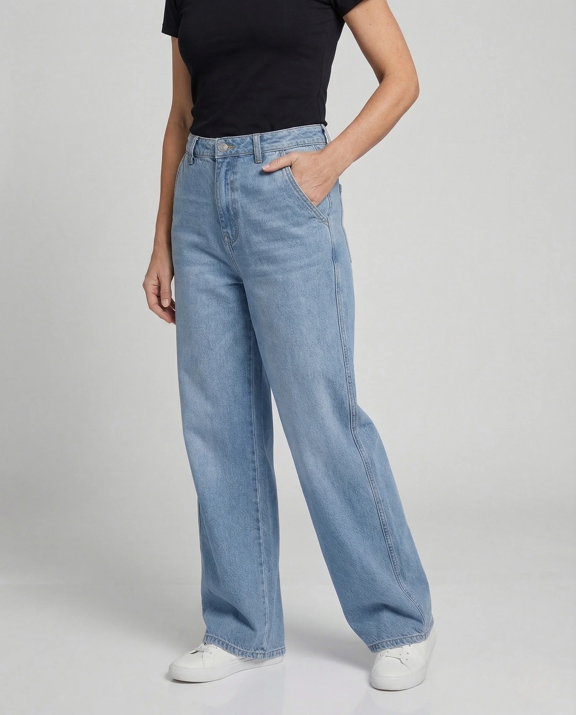 Unisex Skater Jeans weit mit geradem Bein - Image 2