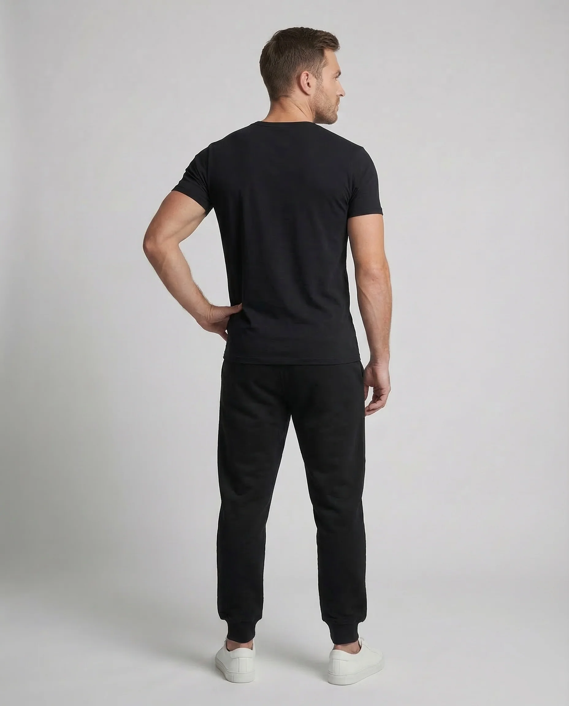 Unisex Jogging Set French Terry - Image 4