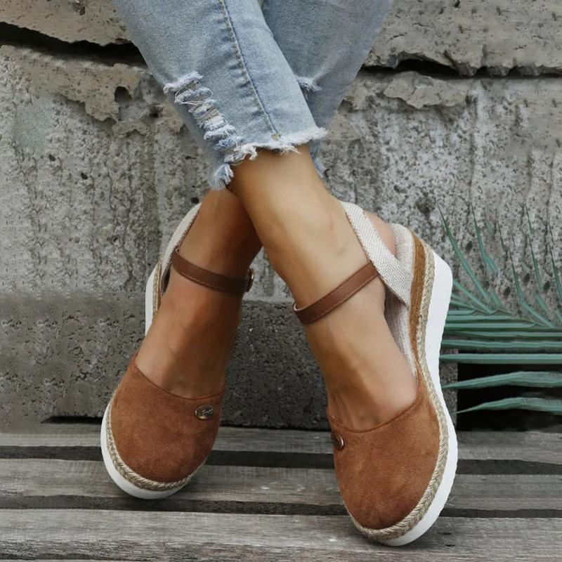 Vintage Wedge Sandalen Heidi Mode