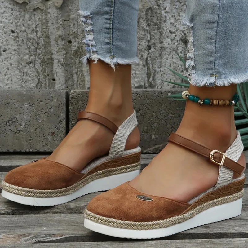 Vintage Wedge Sandalen Heidi Mode - Image 2