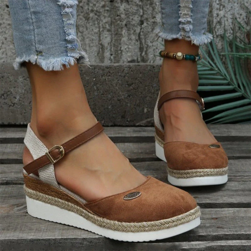 Vintage Wedge Sandalen Heidi Mode - Image 8