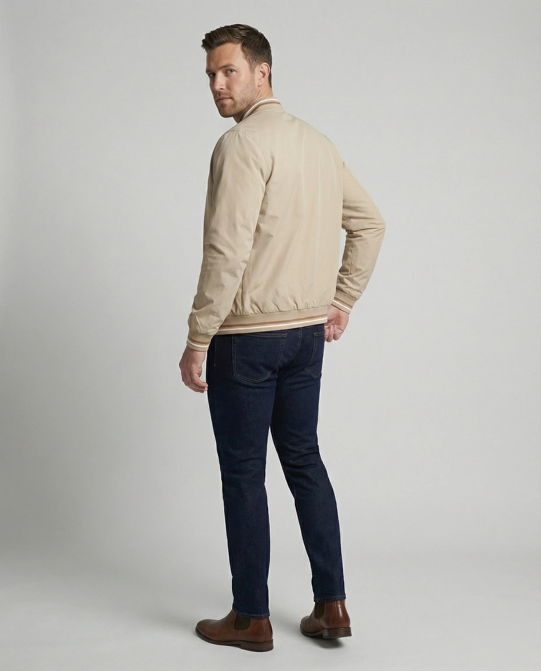 Wasserabweisende Nylon Freizeit Jacke - Image 4