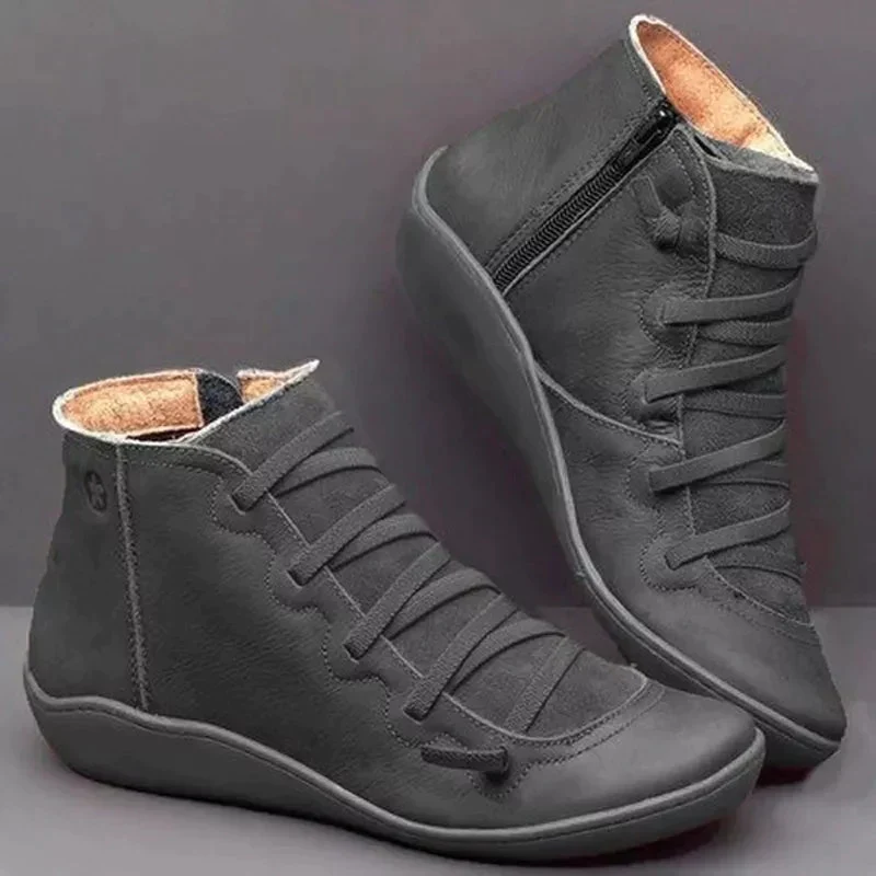 Damen wasserfeste Stiefel bequeme Sohlen synthetisch Heidi Mode - Image 4
