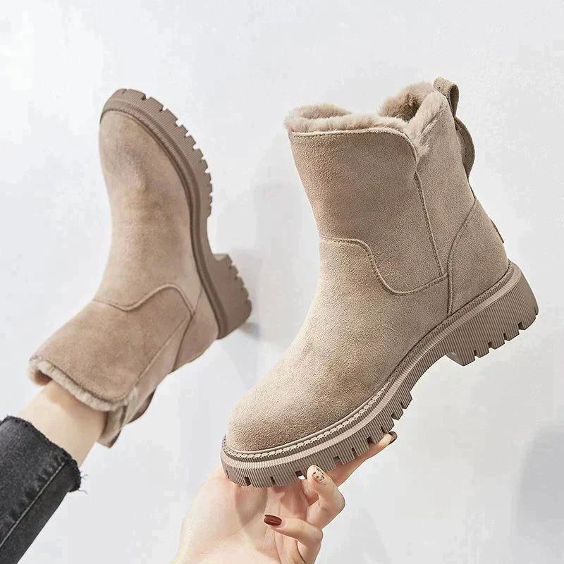 Damen Winter Schnee Stiefel mit warmer Fütterung Heidi Mode